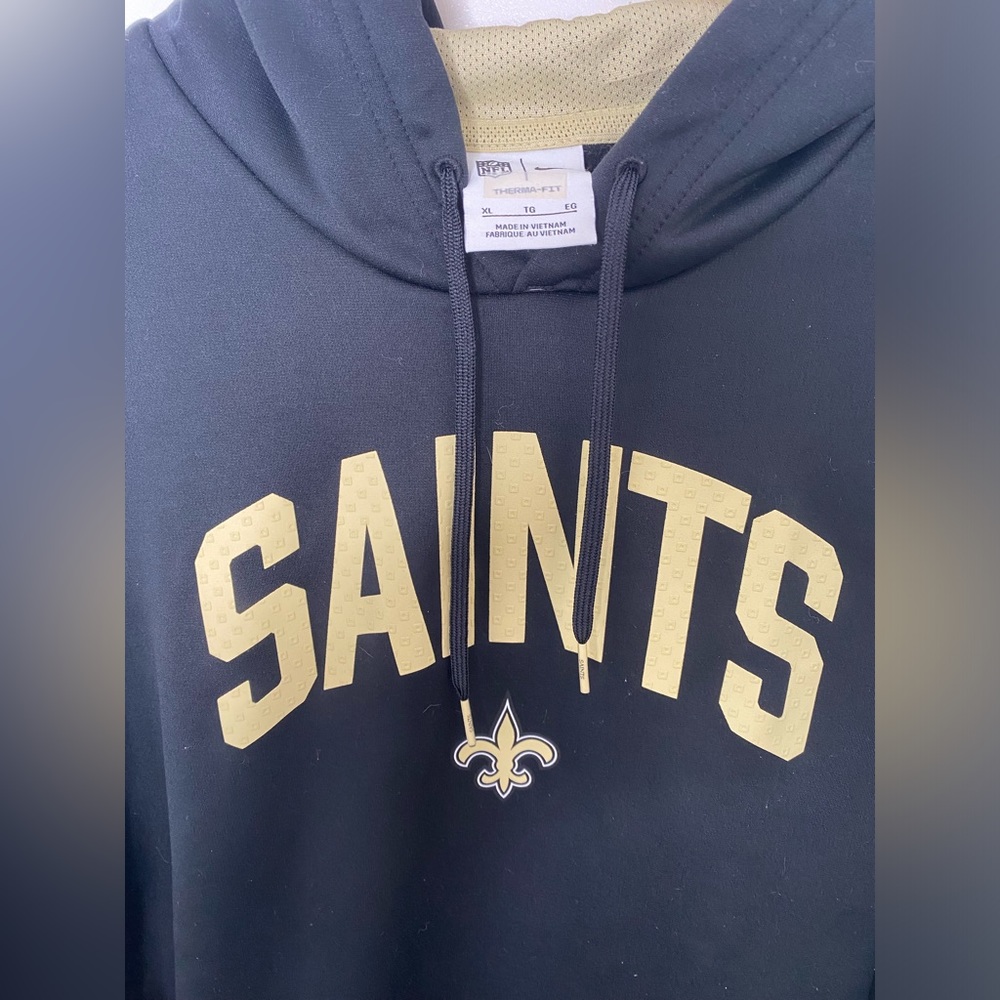 New Orleans Saints Nike NFL On-Field Hoodie, Size XL - Picture 2 of 7